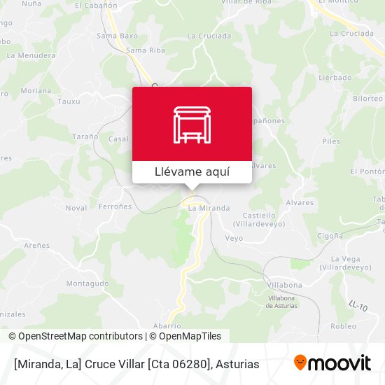 Mapa [Miranda, La]  Cruce Villar [Cta 06280]