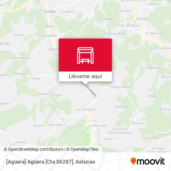 Mapa [Agüera]  Agüera [Cta 06287]