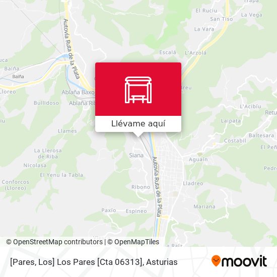 Mapa [Pares, Los]  Los Pares [Cta 06313]