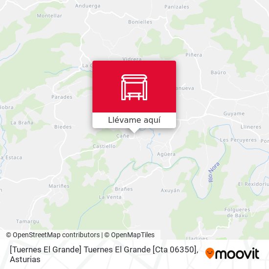 Mapa [Tuernes El Grande]  Tuernes El Grande [Cta 06350]