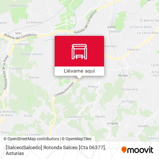 Mapa [Salceo|Salcedo]  Rotonda Salceo [Cta 06377]
