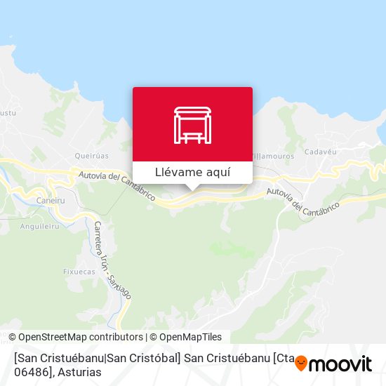 Mapa [San Cristuébanu|San Cristóbal]  San Cristuébanu [Cta 06486]