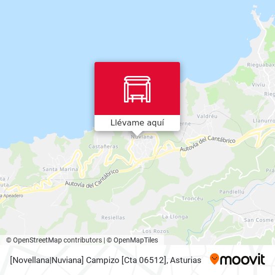 Mapa [Novellana|Nuviana]  Campizo [Cta 06512]