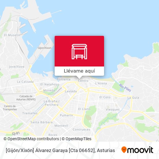 Mapa [Gijón / Xixón]  Álvarez Garaya [Cta 06652]