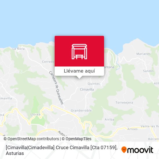 Mapa [Cimavilla|Cimadevilla]  Cruce Cimavilla [Cta 07159]