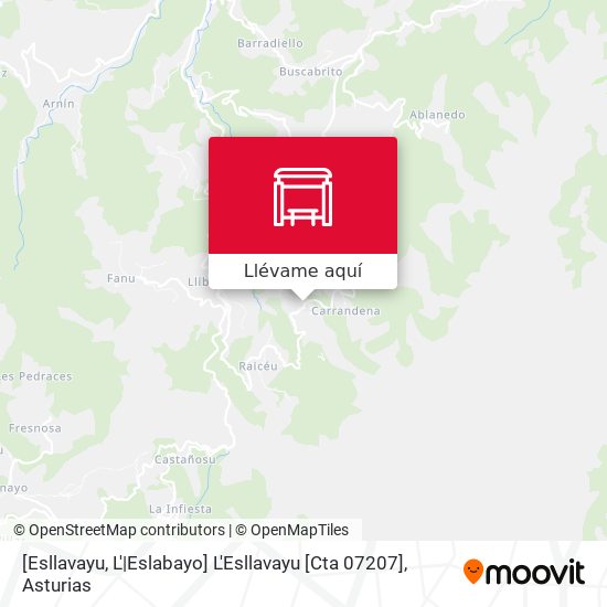 Mapa [Esllavayu, L'|Eslabayo]  L'Esllavayu [Cta 07207]