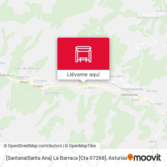 Mapa [Santana|Santa Ana]  La Barraca [Cta 07268]