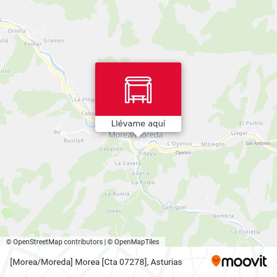 Mapa [Morea / Moreda]  Morea [Cta 07278]