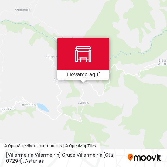 Mapa [Villarmeirín|Vilarmeirín]  Cruce Villarmeirín [Cta 07294]