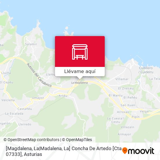 Mapa [Magdalena, La|Madalena, La]  Concha De Artedo [Cta 07333]