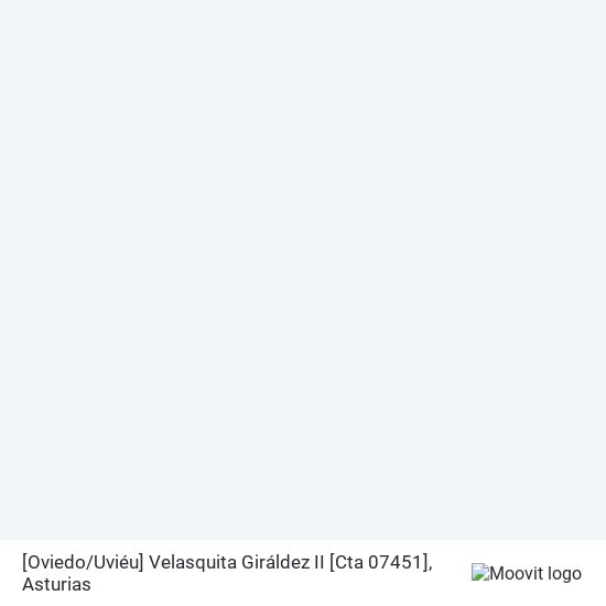 Mapa [Oviedo / Uviéu]  Velasquita Giráldez II [Cta 07451]
