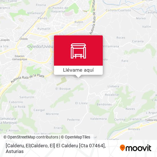 Mapa [Calderu, El|Caldero, El]  El Calderu [Cta 07464]