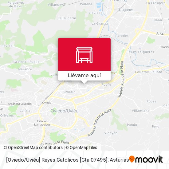 Mapa [Oviedo / Uviéu]  Reyes Católicos [Cta 07495]