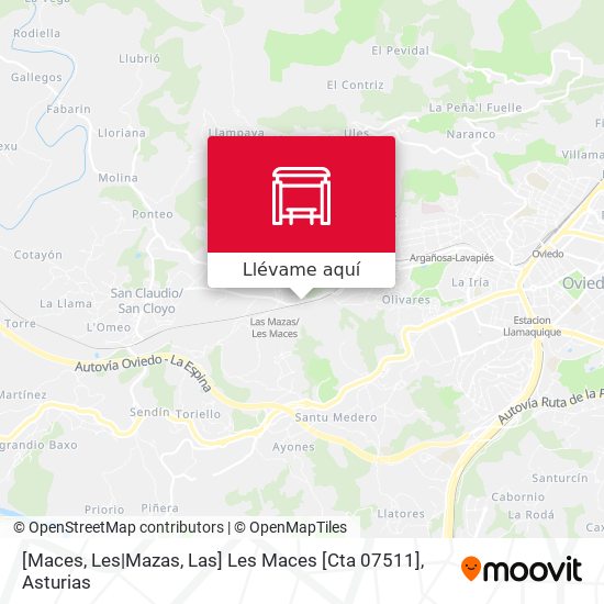 Mapa [Maces, Les|Mazas, Las]  Les Maces [Cta 07511]