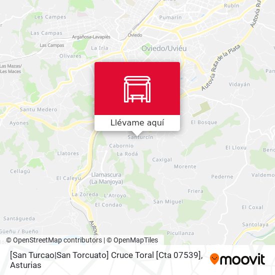 Mapa [San Turcao|San Torcuato]  Cruce Toral [Cta 07539]