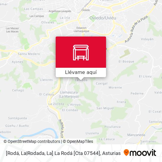 Mapa [Rodá, La|Rodada, La]  La Rodá [Cta 07544]