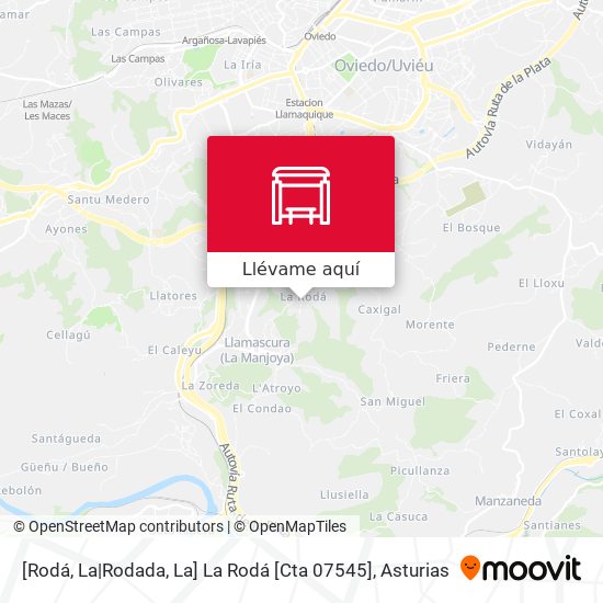 Mapa [Rodá, La|Rodada, La]  La Rodá [Cta 07545]