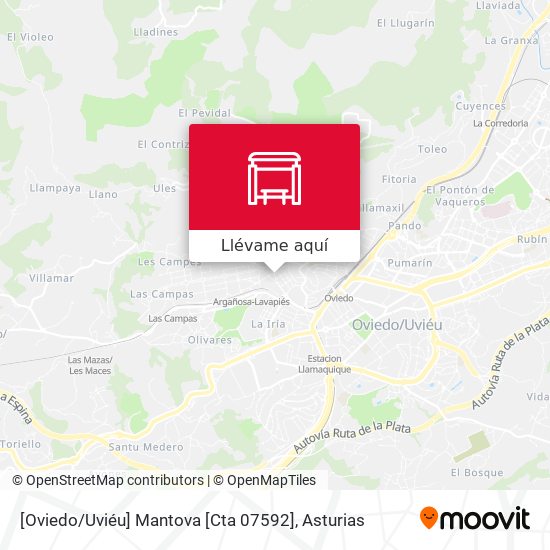 Mapa [Oviedo / Uviéu]  Mantova [Cta 07592]