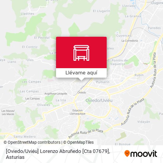 Mapa [Oviedo / Uviéu]  Lorenzo Abruñedo [Cta 07679]