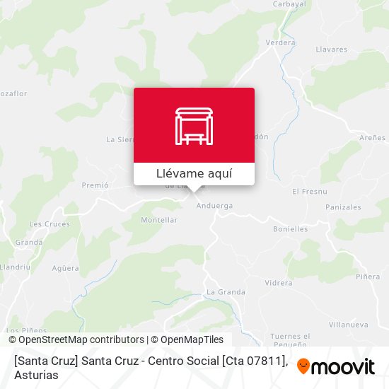 Mapa [Santa Cruz]  Santa Cruz - Centro Social [Cta 07811]