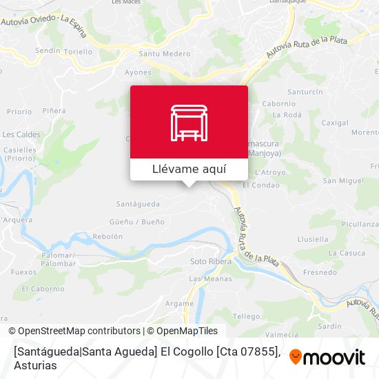 Mapa [Santágueda|Santa Agueda]  El Cogollo [Cta 07855]