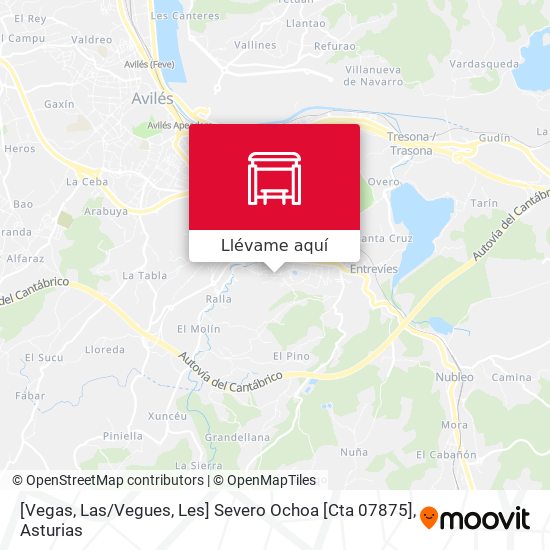 Mapa [Vegas, Las / Vegues, Les]  Severo Ochoa [Cta 07875]