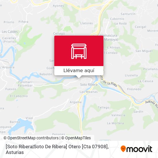 Mapa [Soto Ribera|Soto De Ribera]  Otero [Cta 07908]