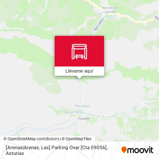 Mapa [Arenas|Arenas, Las]  Parking Ovar [Cta 09056]
