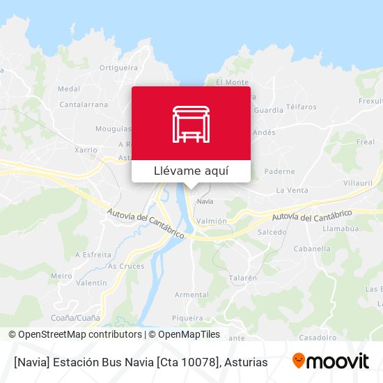 Mapa [Navia]  Estación Bus Navia [Cta 10078]