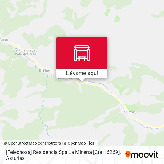 Mapa [Felechosa]  Residencia Spa La Minería [Cta 16269]