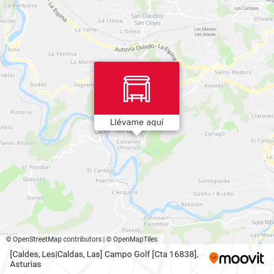Mapa [Caldes, Les|Caldas, Las]  Campo Golf [Cta 16838]