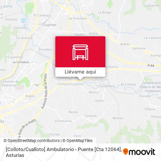 Mapa [Colloto / Cualloto]  Ambulatorio - Puente [Cta 12064]