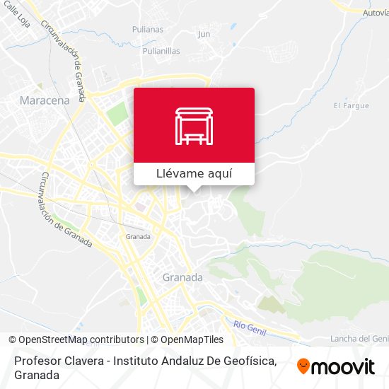 Mapa Profesor Clavera - Instituto Andaluz De Geofísica
