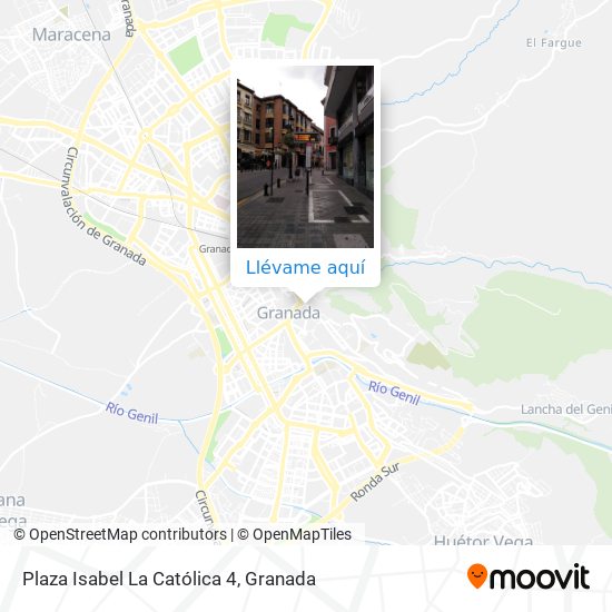 Mapa Plaza Isabel La Católica 4