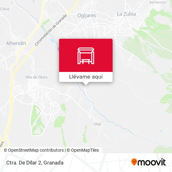 Mapa Ctra. De Dílar 2