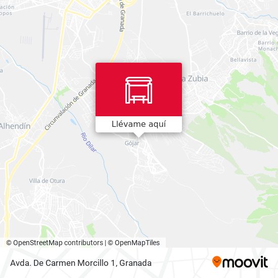 Mapa Avda. De Carmen Morcillo 1