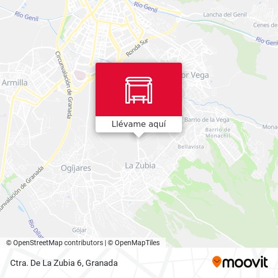 Mapa Ctra. De La Zubia 6