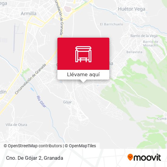 Mapa Cno. De Gójar 2