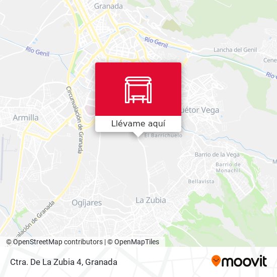 Mapa Ctra. De La Zubia 4