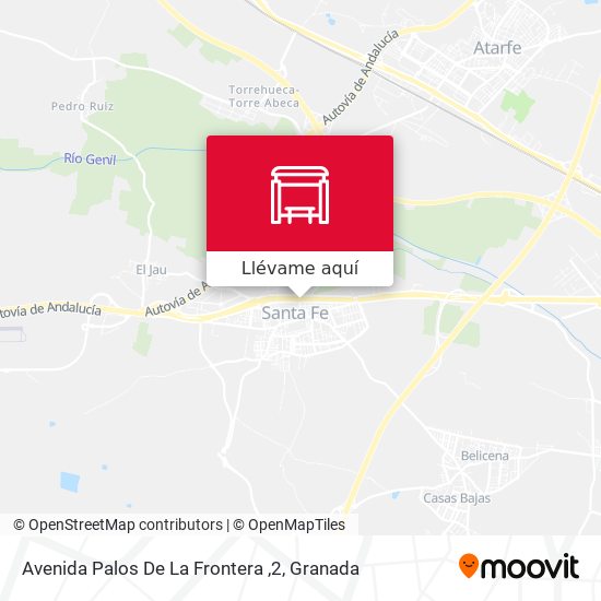 Mapa Avenida Palos De La Frontera ,2