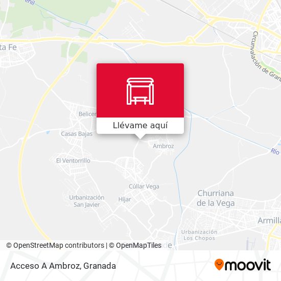 Mapa Acceso A Ambroz