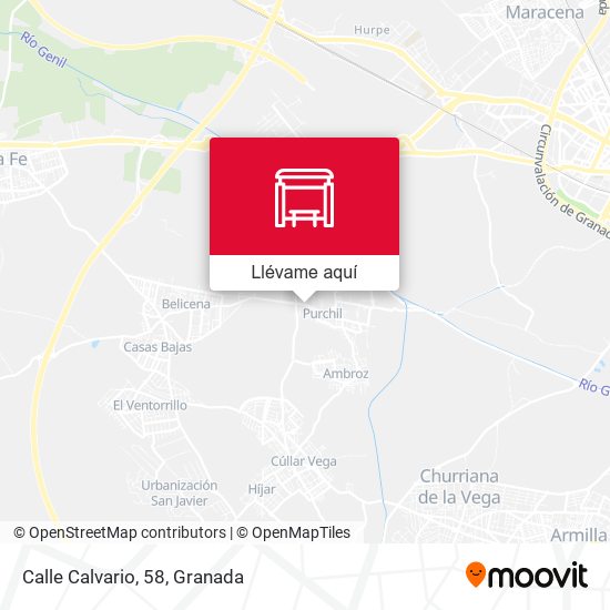 Mapa Calle Calvario, 58