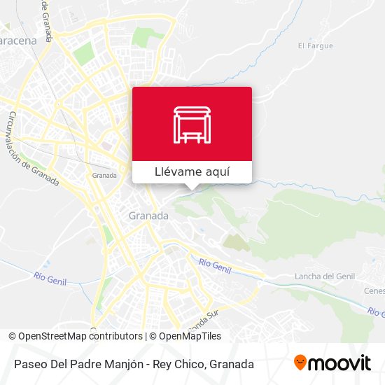 Mapa Paseo Del Padre Manjón - Rey Chico