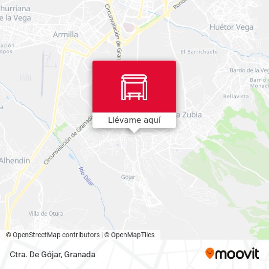 Mapa Ctra. De Gójar