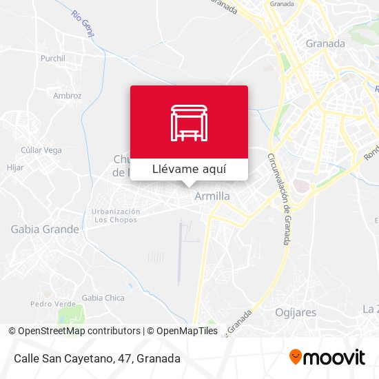 Mapa Calle San Cayetano, 47