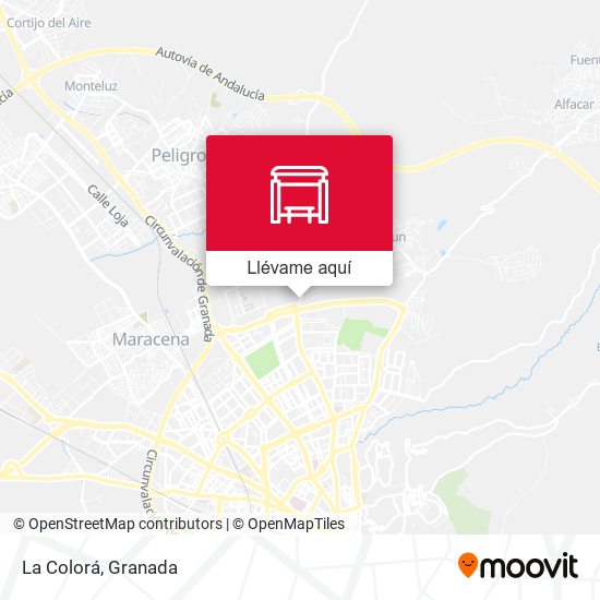 Mapa La Colorá