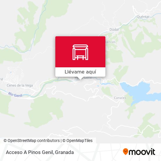 Mapa Acceso A Pinos Genil