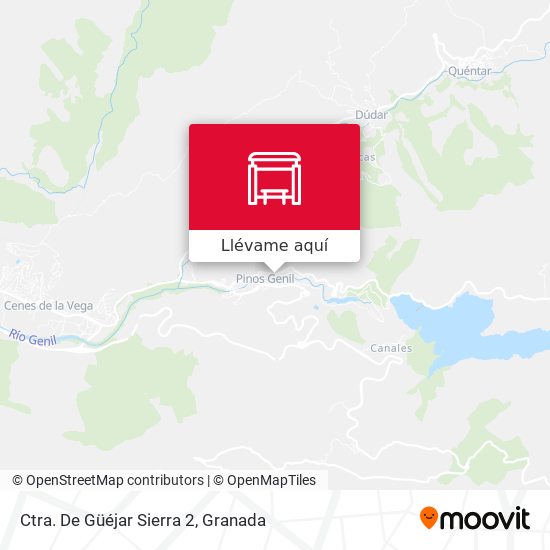 Mapa Ctra. De Güéjar Sierra 2