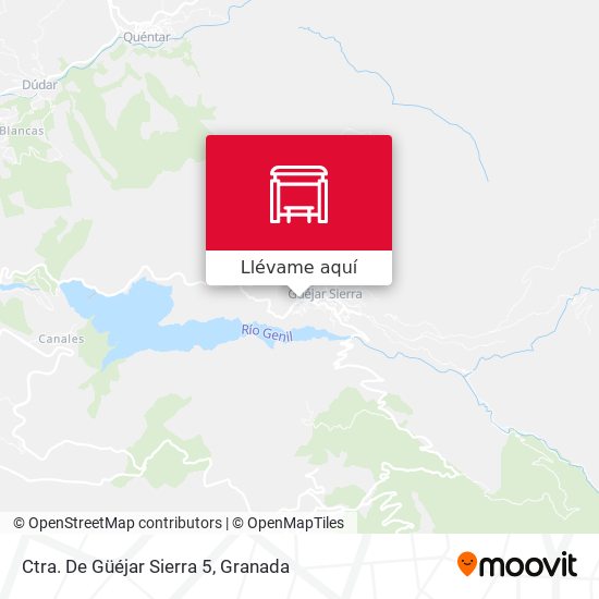 Mapa Ctra. De Güéjar Sierra 5