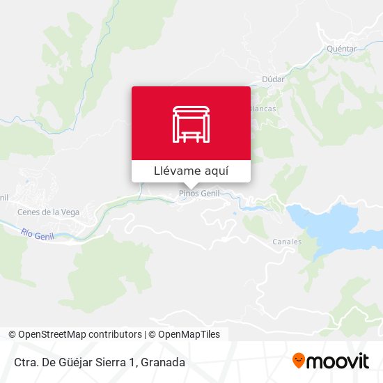 Mapa Ctra. De Güéjar Sierra 1